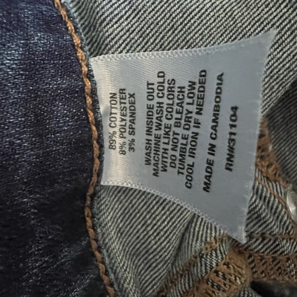 Wonderly jeggings 16P. Raw cuffs, light distressing, pockets, medium blue. VGUC - Picture 8 of 9